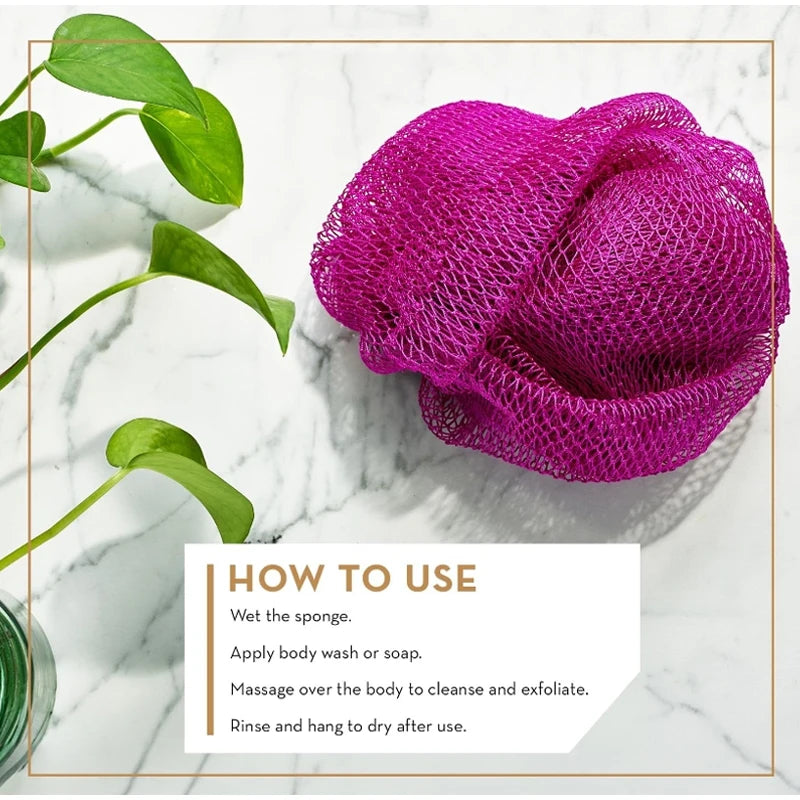  Lilacookie Authentic SilkScrub Net Sponge