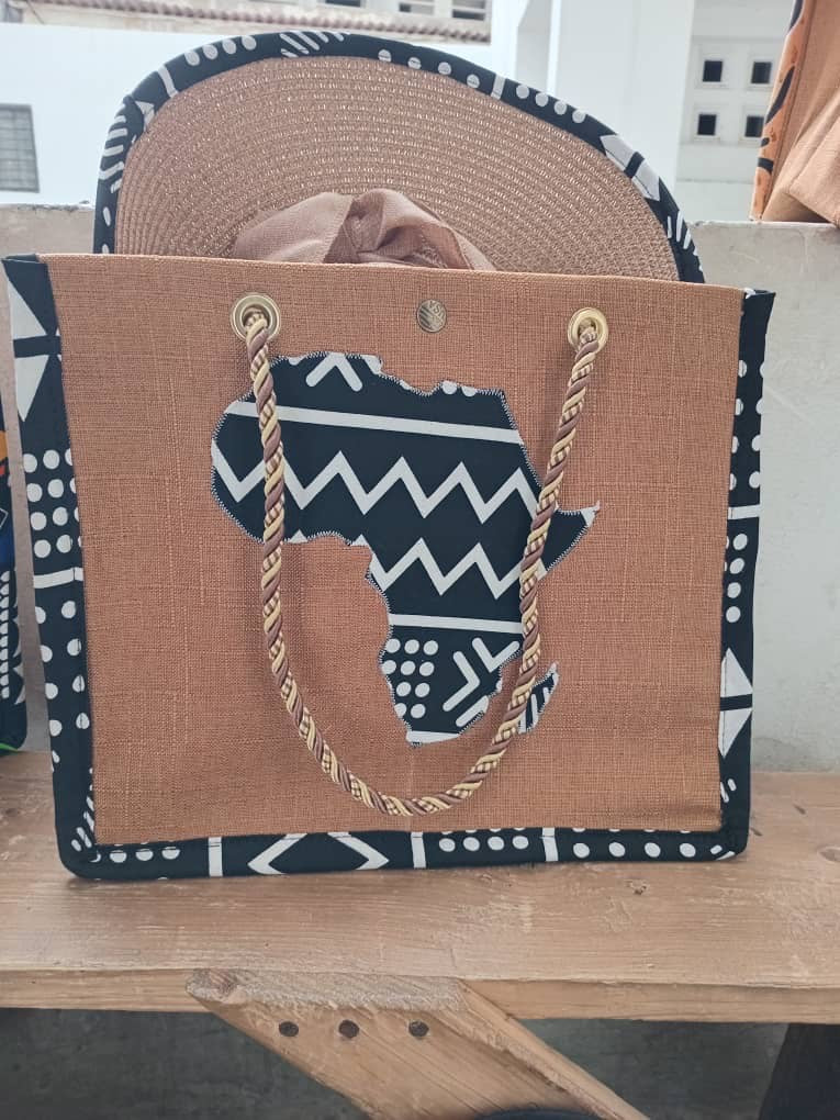 Sun & Style Set: Beach Tote Bag + Matching Hat